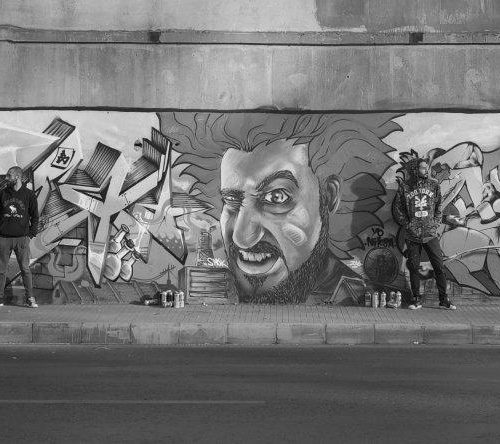 Graffiti Men Beirut